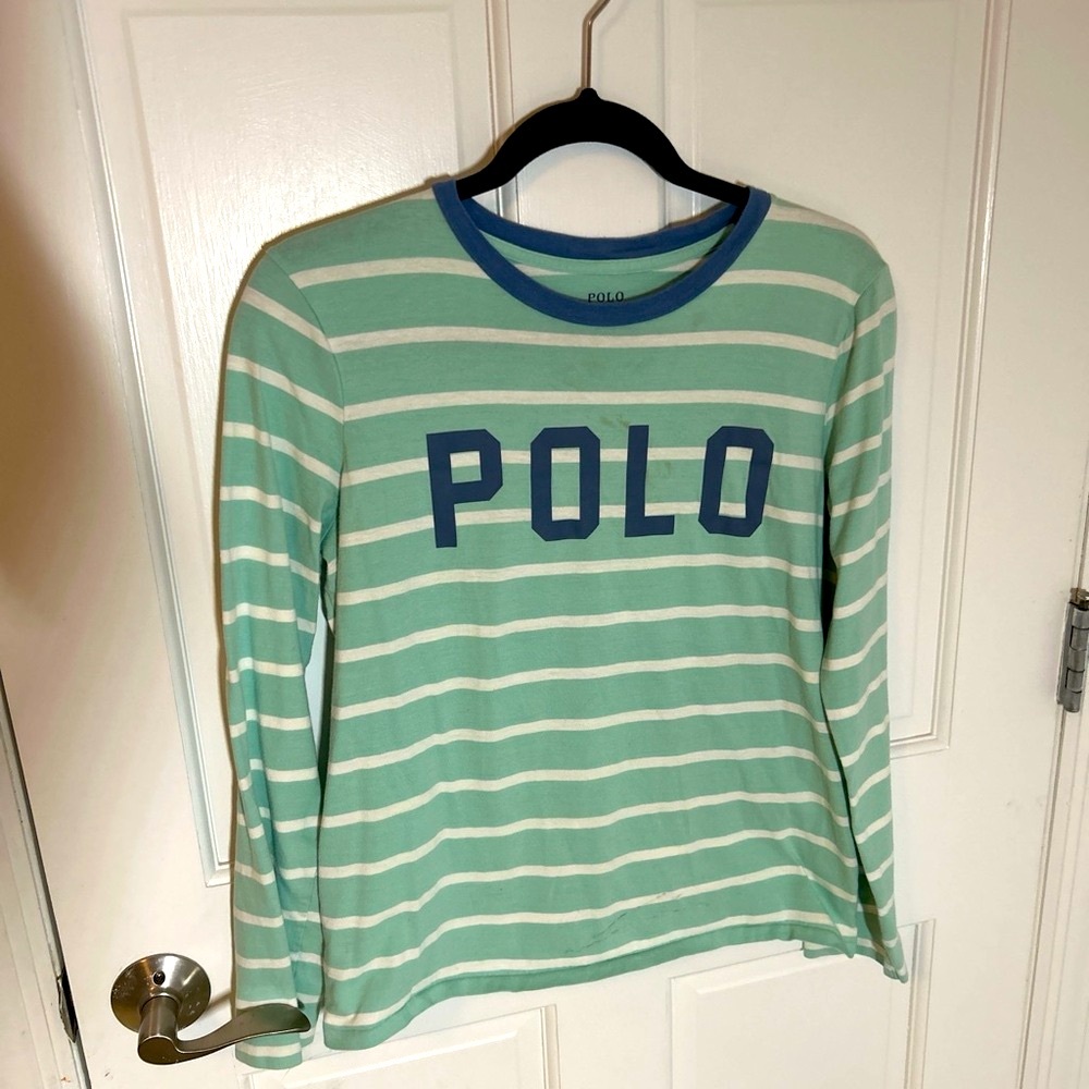 Polo Ralph Lauren Logo Long Sleeve Shirt (size M)